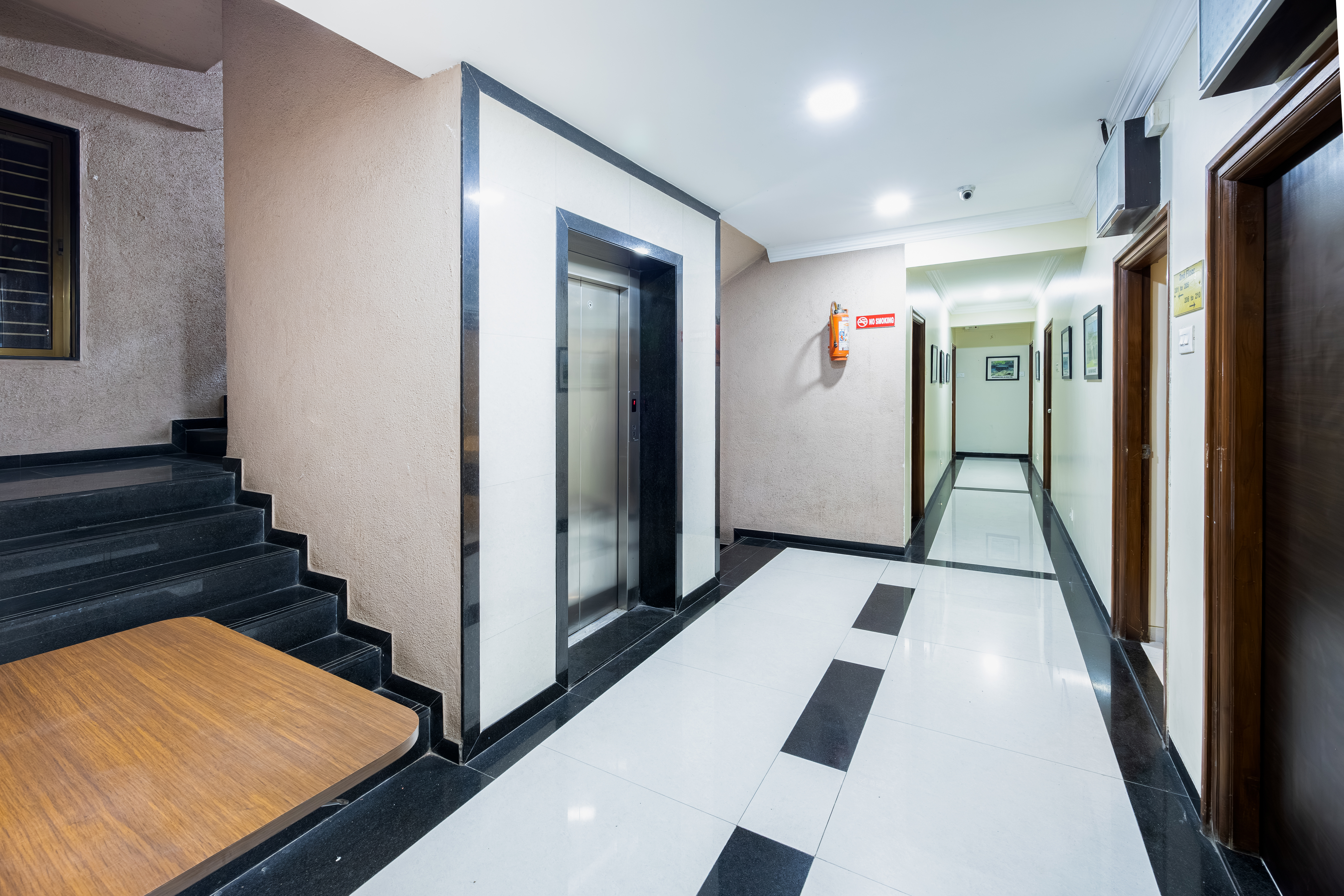 Lift and lobby area at Kedari Residency