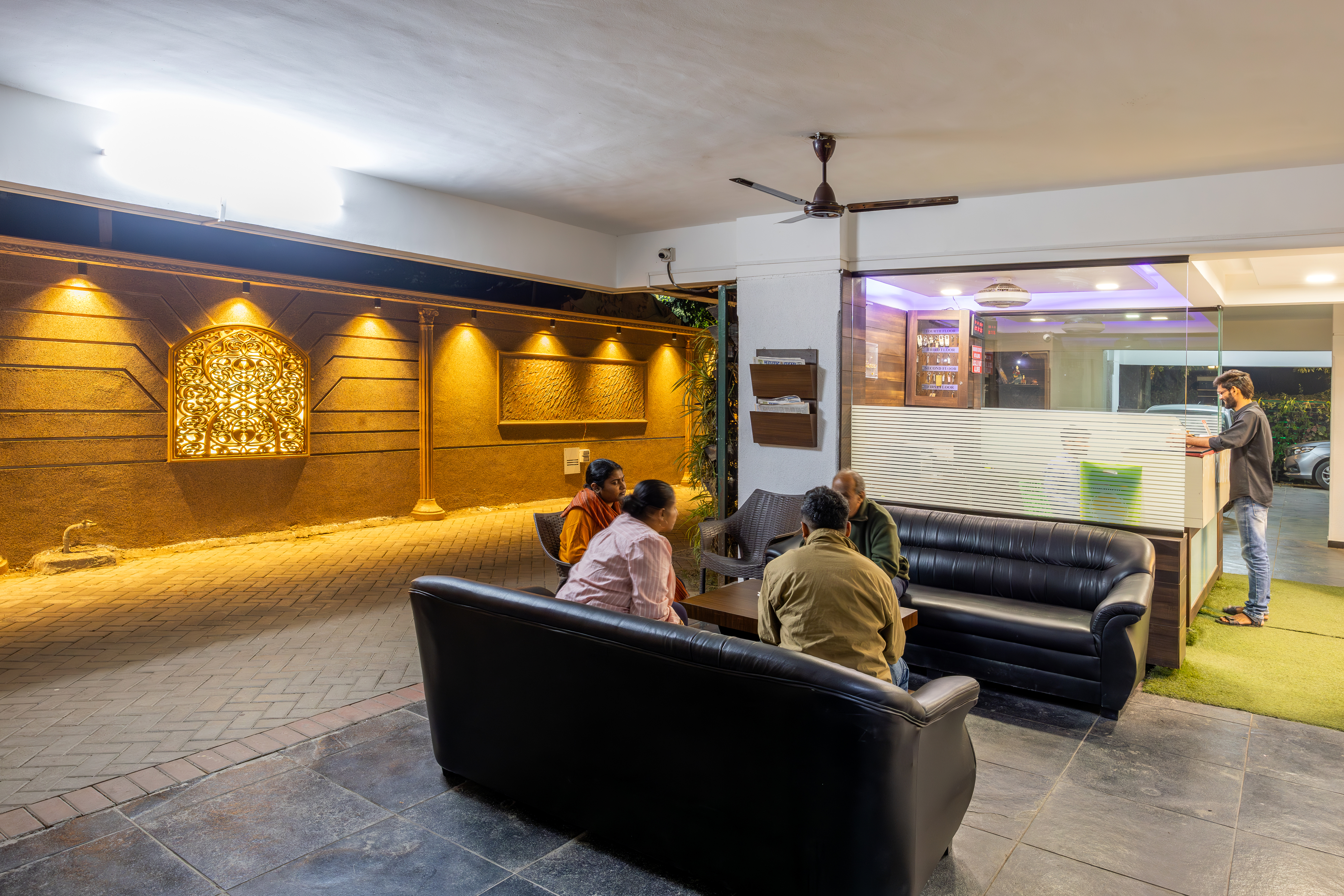 Family-friendly dining area