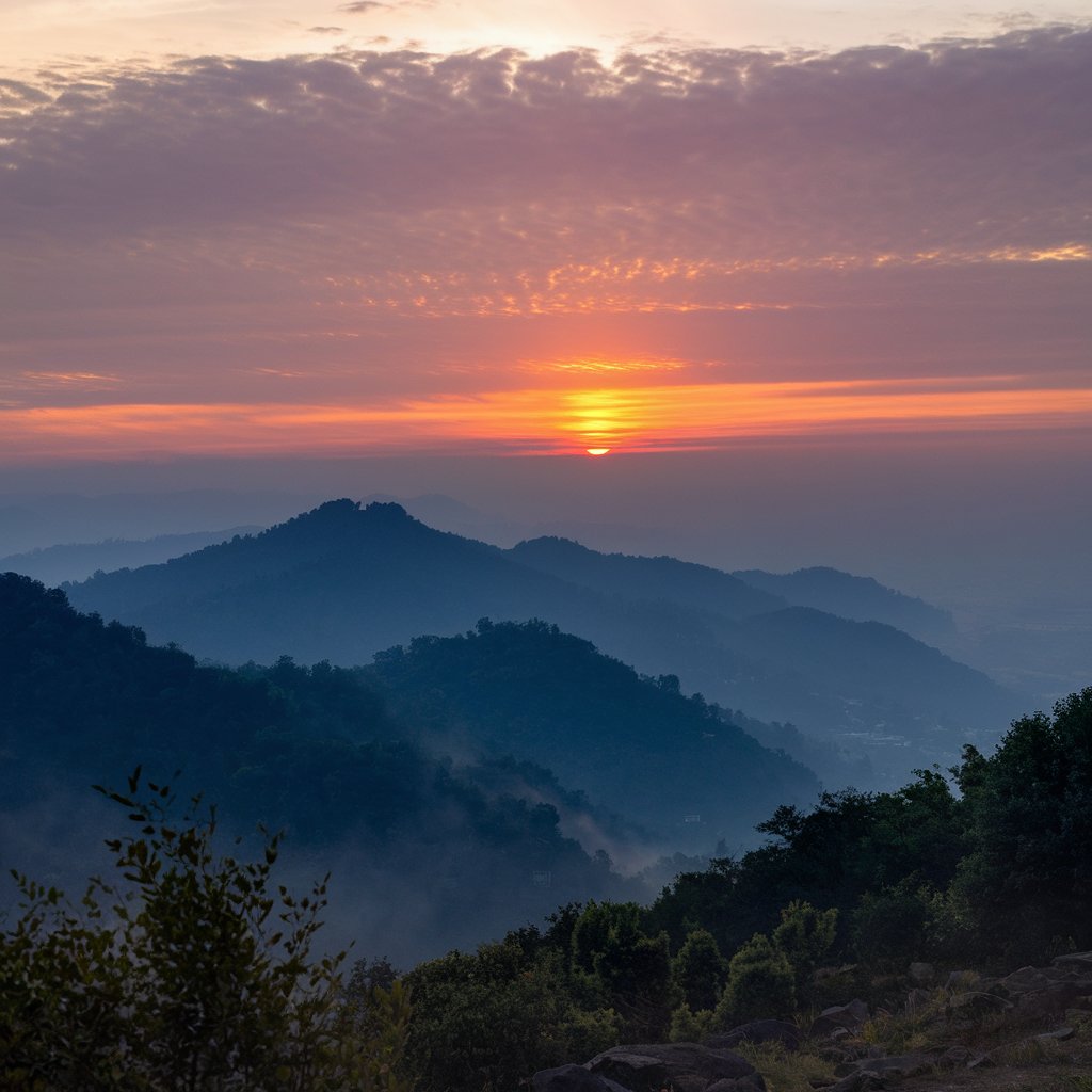 Mahabaleshwar hill station in the Western Ghats