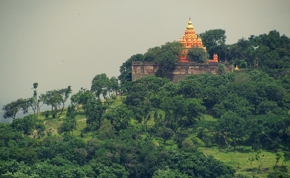 Parvati Hill temple and city view