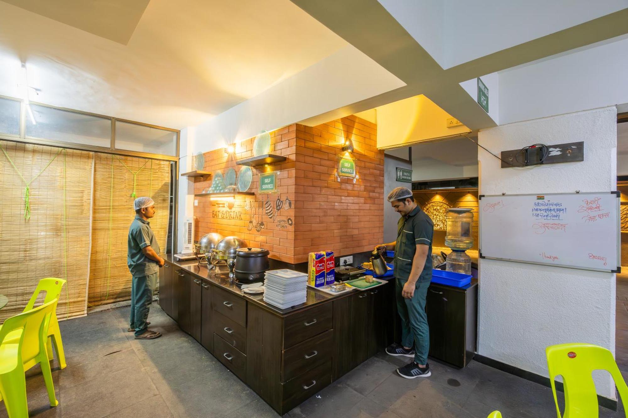 Restaurant and dining interior at Kedari Residency